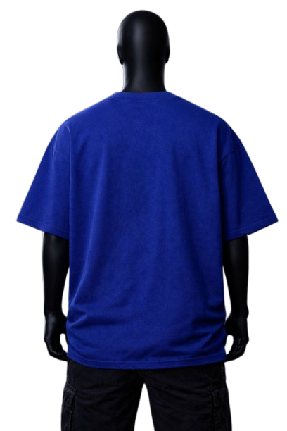 “DEEP-SEA ESSENTIAL” OVERSIZED SOLID T-SHIRT – PREMIUM