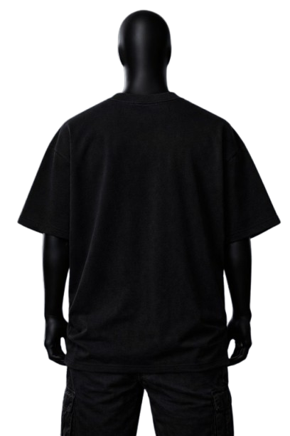 “NIGHTCORE ESSENTIAL” OVERSIZED SOLID T-SHIRT – PREMIUM BASIC